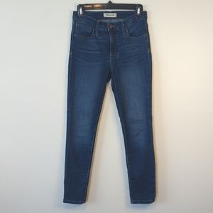 Madewell Roadtripper High-Rise Skinny Jeans Jansen Wash Petite 25
